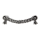 Sforza - Harp Cabinet Pull - Antique Silver