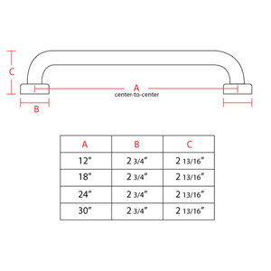 Contemporary II Grab Bar