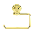 A6766 - Charlie's - Single Post Tissue Holder - Unlacquered Brass