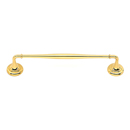 A6720-12 - Charlie's - 12" Towel Bar - Unlacquered Brass