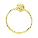A6740 - Charlie's - Towel Ring - Unlacquered Brass