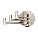 A8385 SN - Contemporary I - Swivel Robe Hook - Satin Nickel