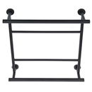 A8328-18 MB - Contemporary I - 18" Hospitality Towel Rack - Matte Black