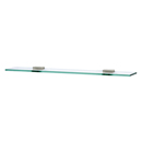 A8455-18 SN - Contemporary II - 18" Glass Shelf - Satin Nickel