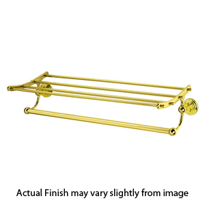 A9026-24 PB/NL - Embassy - 24" Towel Rack - Unlacquered Brass