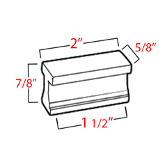 A965-15 - Linear - 1.5" Cabinet Pull - Matte Black