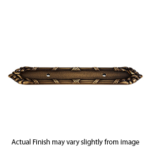 A887-35 - Ribbon & Reed - Backplate for 3.5" Pull - Antique English