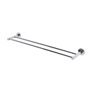 A8325-24 PC - Contemporary I - 24" Double Towel Bar - Polished Chrome