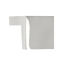 A960 - Square Tab Pull 1" - Polished Nickel