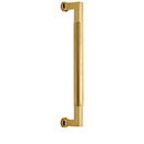 V1315-12-TB ULB - 12"cc Bauhaus Knurled Appliance Pull - Unlacquered Brass