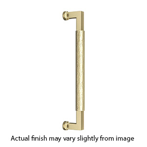 V1317-12-TB MSB - 12" Hammered Bauhaus Appliance Pull - Satin Brass