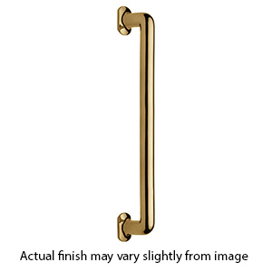 V1376-18-TB ULB - 17"cc Traditional Appliance Pull - Unlacquered Brass
