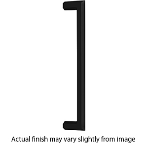 V1473-12-TB BLK - 12"cc Hex Appliance Pull - Flat Black