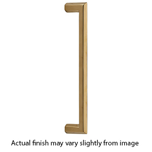 V1473-18-TB ULB - Hex - 18"cc Profile Appliance Pull - Unlacquered Brass