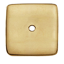 MT42MS-038 ULB - Square Backplate - Unlacquered Brass