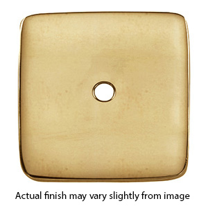 MT42MS-038 ULB - Square Backplate - Unlacquered Brass