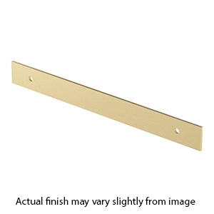 MT42PL-254 MSB - 10"cc Cabinet Pull Backplate - Satin Brass