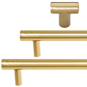 Ashley Norton Bar Pulls - Unlacquered Brass