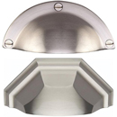 Contemporary Cup Pulls - Satin Nickel