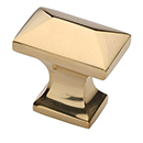MT2232-035 ULB - Anvil Cabinet Knob - Unlacquered Brass