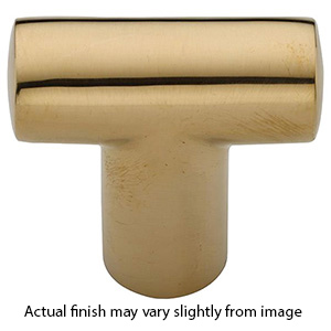 MT2234-035 ULB - Bar T-Knob - Unlacquered Brass