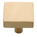 MT3685-032 ULB - 1-1/4" Square Cabinet Knob - Unlacquered Brass