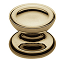 MT4386-032 ULB - 1-1/4" Beverly Cabinet Knob - Unlacquered Brass