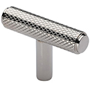 MT4415-045 PNI - 1-9/16" Basel Knurled T-Pull - Polished Nickel