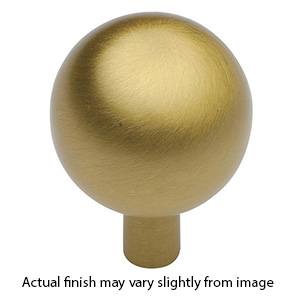 MT8323-028 MSB - Rhode - 1-1/8" Sphere Cabinet Knob - Satin Brass