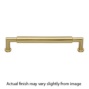 MT0319-254 MSB - 10"cc Bauhaus Round Cabinet Pull - Satin Brass