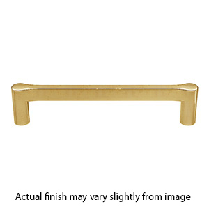 MT0338-128 ULB - 5"cc Gio Cabinet Pull - Unlacquered Brass