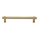 MT2480-102 ULB - Asher - 4"cc Pull - Unlacquered Brass