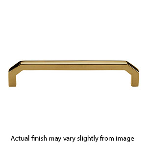 MT3465-203 ULB - 8"cc Angular Cabinet Pull - Unlacquered Brass
