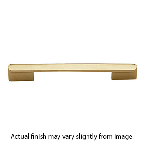 MT3684-203 ULB - 8"cc Alexa Cabinet Pull - Unlacquered Brass
