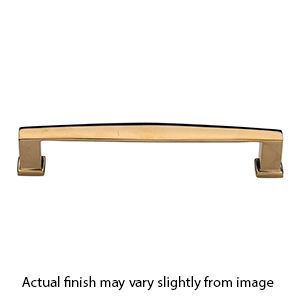 MT4384-102 ULB - 4"cc Hudson Cabinet Pull - Unlacquered Brass