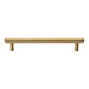 MT4422-102 ULB - Hex - 4" cc Modern Cabinet Pull - Unlacquered Brass