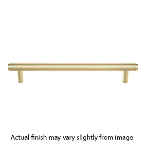 MT4447-102 MSB - 4" cc Straight Reeded Pull - Satin Brass