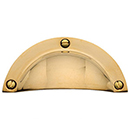 MT1700-000 ULB - 3.75" Cup Pull - Unlacquered Brass