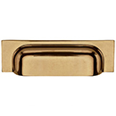 MT2766-096 ULB - 5-5/8" Industrial Cup Pull - Unlacquered Brass