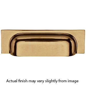 MT2766-096 ULB - 5-5/8" Industrial Cup Pull - Unlacquered Brass