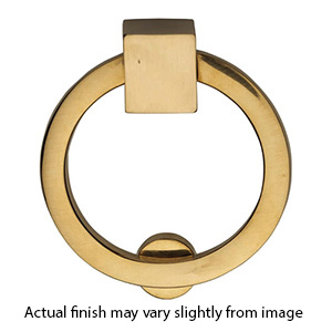 MT6321-050 ULB - 2" Round Drop Pull - Unlacquered Brass