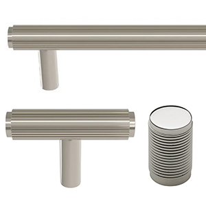 Reeded - Polished Nickel