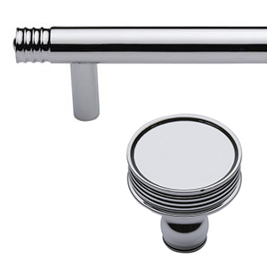 Ridged - Polished Chrome