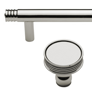Ridged - Polished Nickel