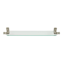 Legacy - Glass Shelf - Brushed Nickel