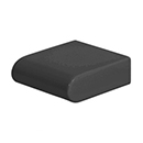 A877 - Round Rail - 1-1/8" Cabinet Knob - Matte Black