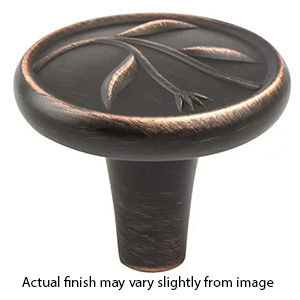 4017-10VB-P - Art Nouveau - 1-3/8" Cabinet Knob - Verona Bronze
