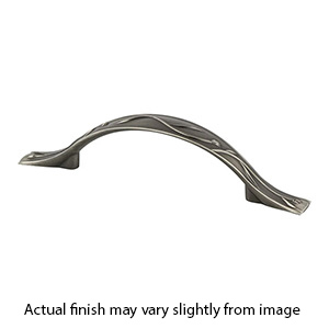 4012-1VTN-P - Art Nouveau - 3-3/4" cc Cabinet Pull - Vintage Nickel