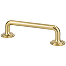 8303-1MDB-P - Folklore - 3-3/4" cc Cabinet Pull - Brushed Gold