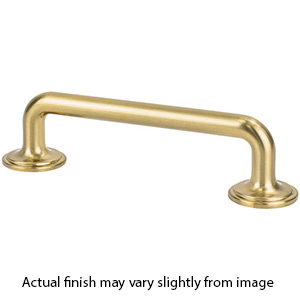 8303-1MDB-P - Folklore - 3-3/4" cc Cabinet Pull - Brushed Gold